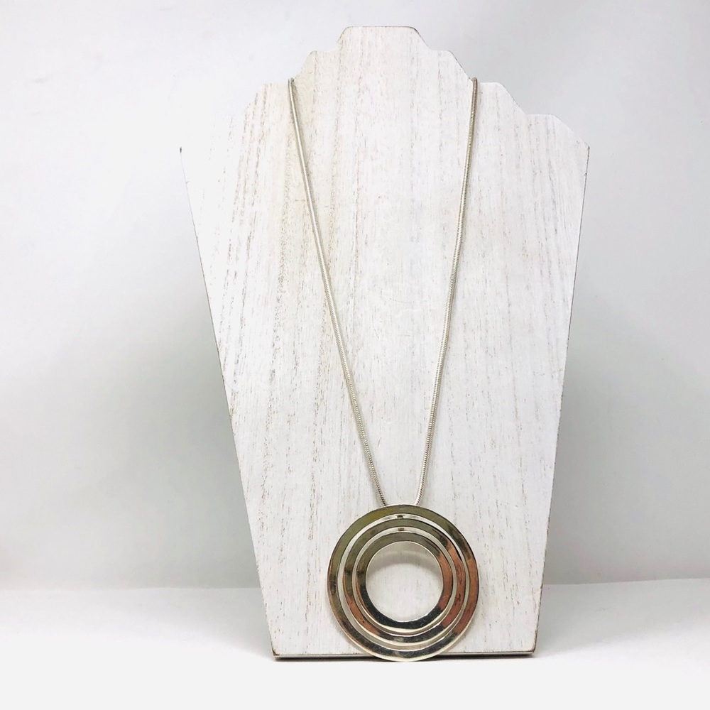 Sterling silver pendant necklace, Mexico, 38.9